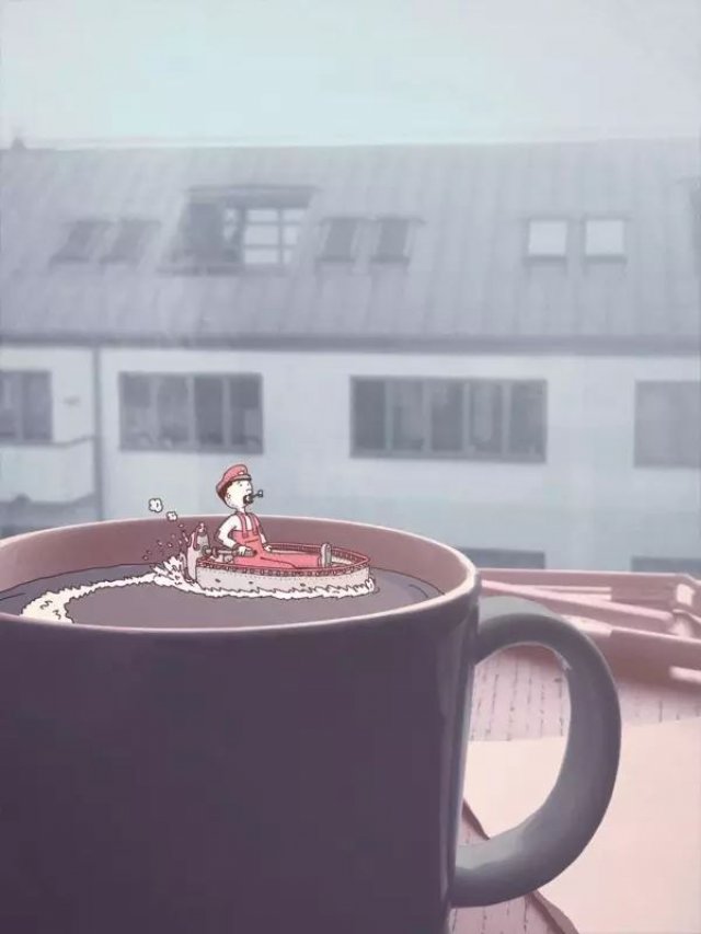 <b>视觉|照片上画画,他给我们创造了现实之上的梦幻</b>